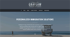 Desktop Screenshot of graylaw.com